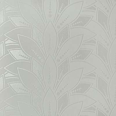 1838 Elodie 1907-139-02 Astoria Ivory Flock Swatch